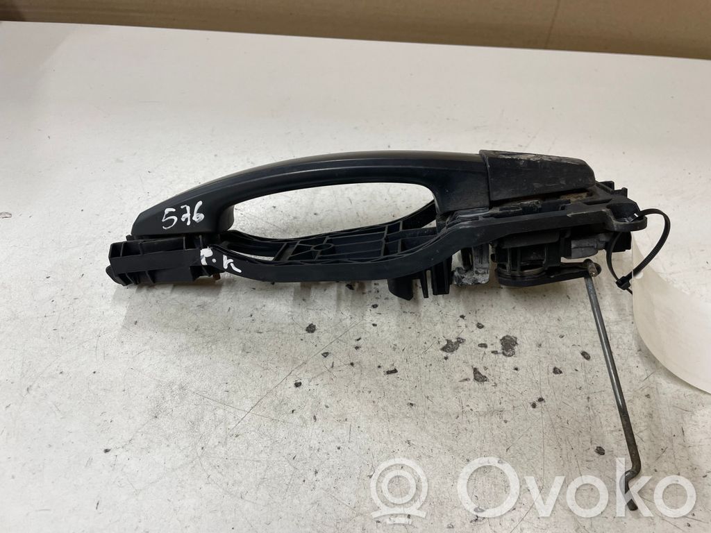 Opel Corsa D Klamka zewnętrzna drzwi 