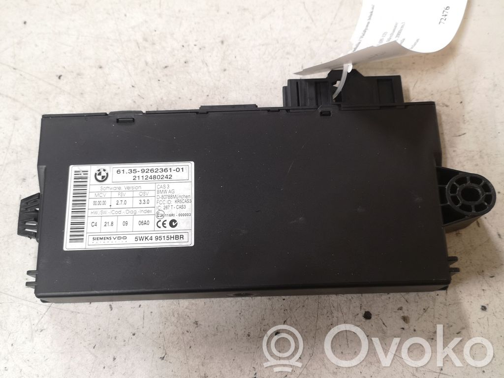 BMW 3 E90 E91 CAS control unit/module 