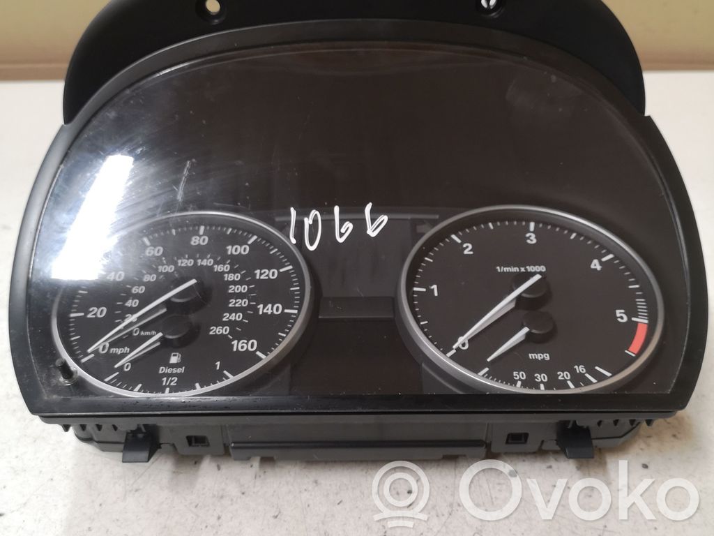 BMW 3 E90 E91 Speedometer (instrument cluster) 
