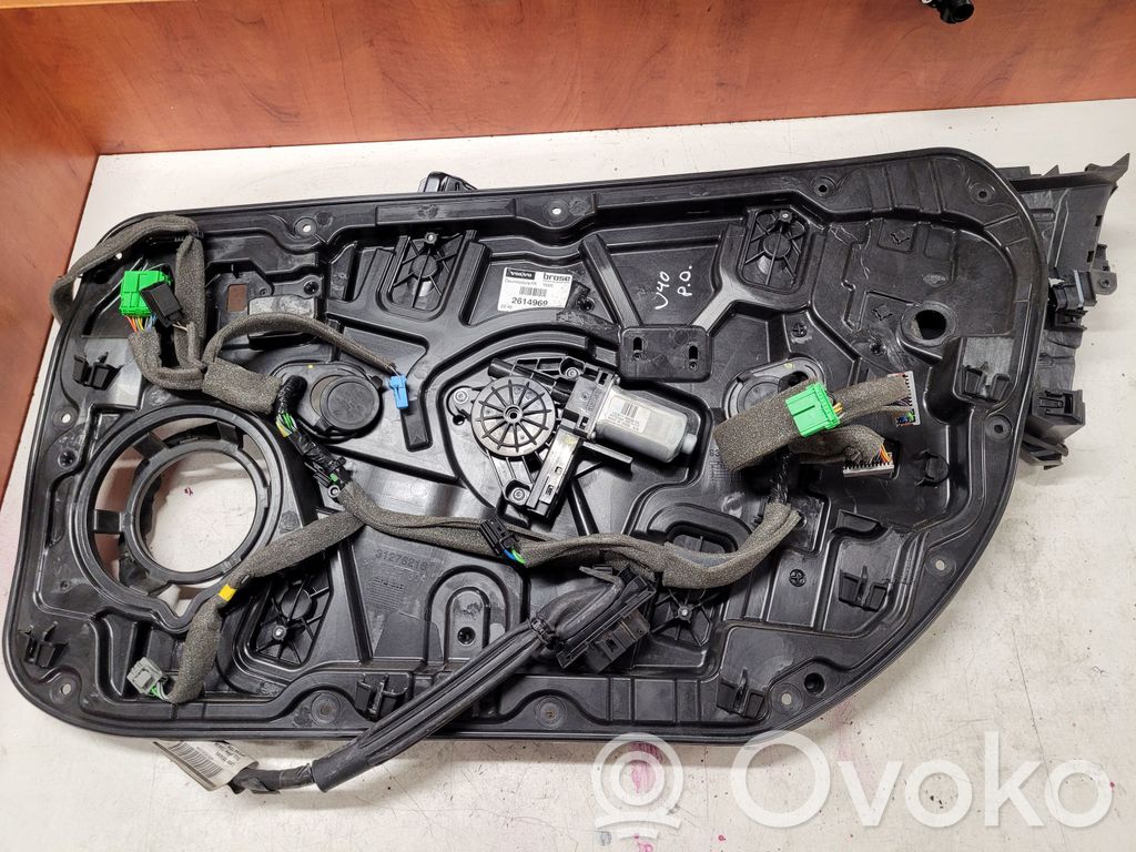 Volvo V40 Priekinio el. lango pakėlimo mechanizmo komplektas 