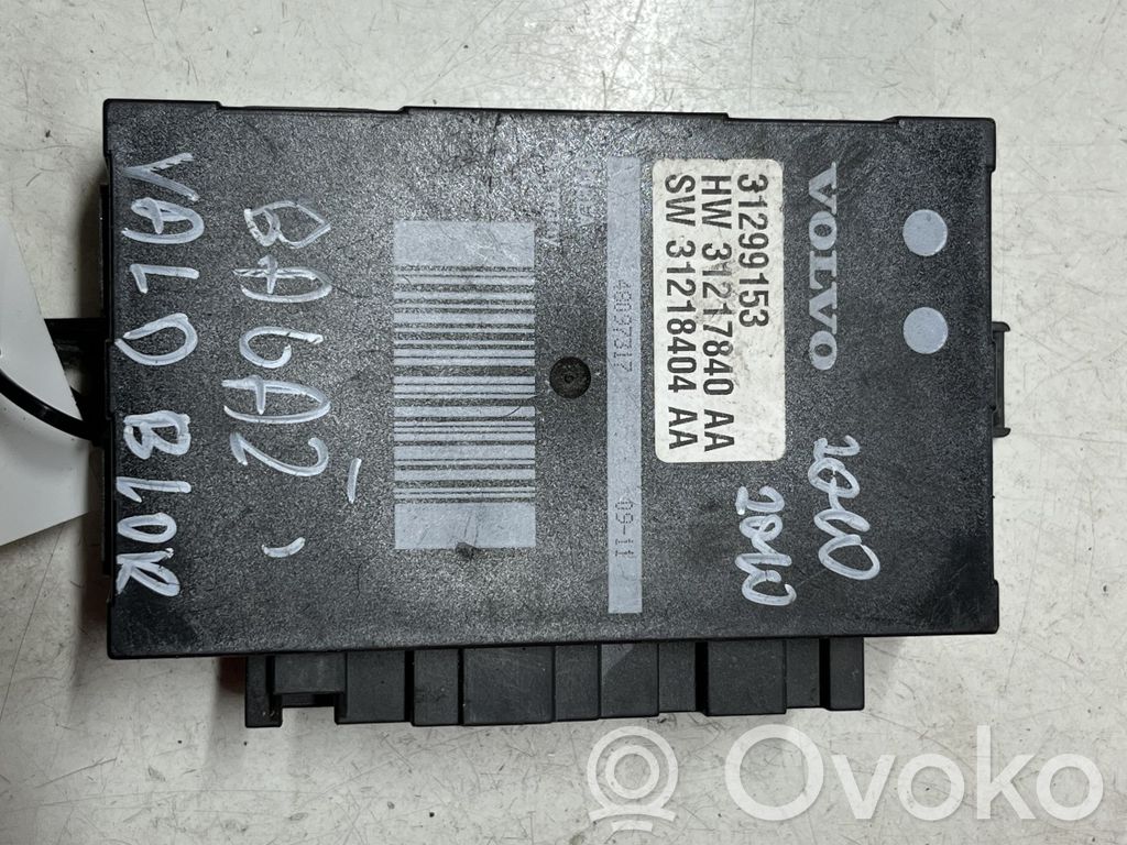 Unité de commande / module de hayon   31299153,HW31217840AA,SW31218404