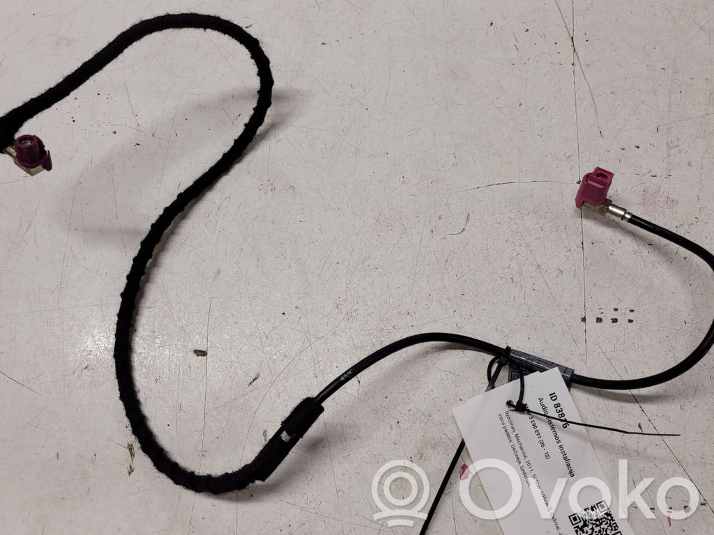 BMW 3 E90 E91 Sound system wiring loom 