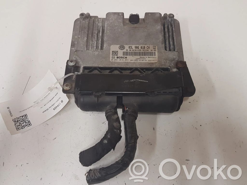 Skoda Superb B6 (3T) Engine control unit/module 