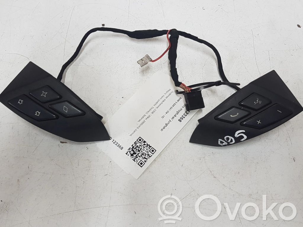 BMW 5 E60 E61 Stūres pogas / slēdži 