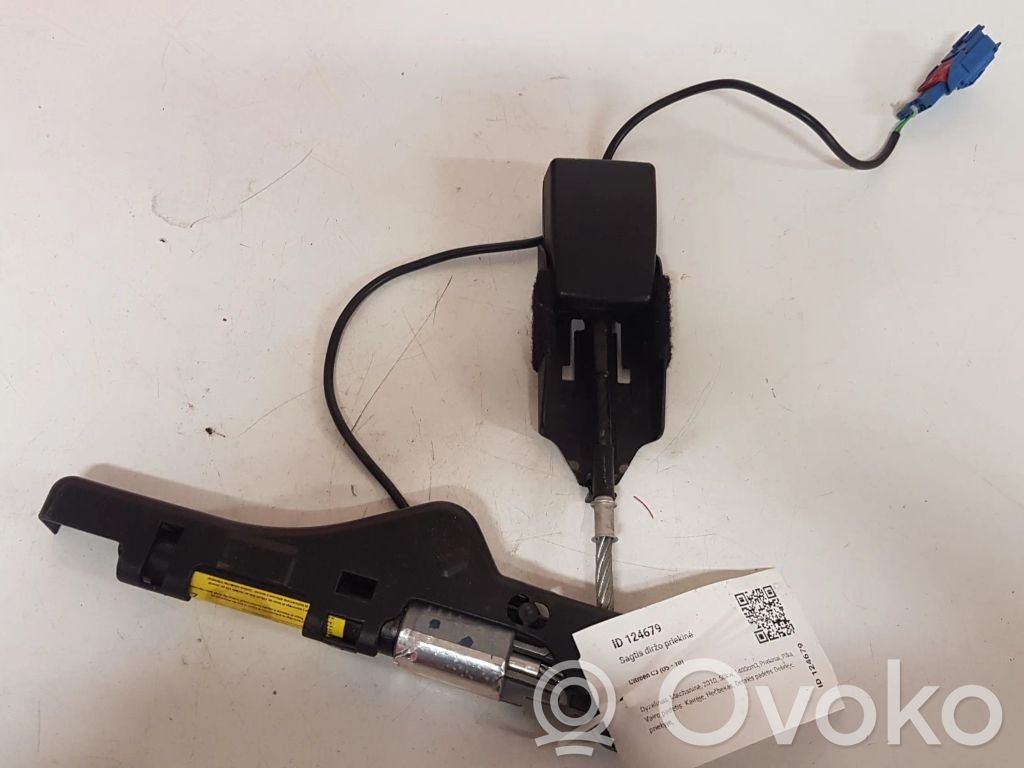 Citroen C3 Hebilla del cinturón delantero 