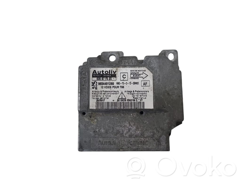 Peugeot 307 CC Unidad de control/módulo del Airbag 