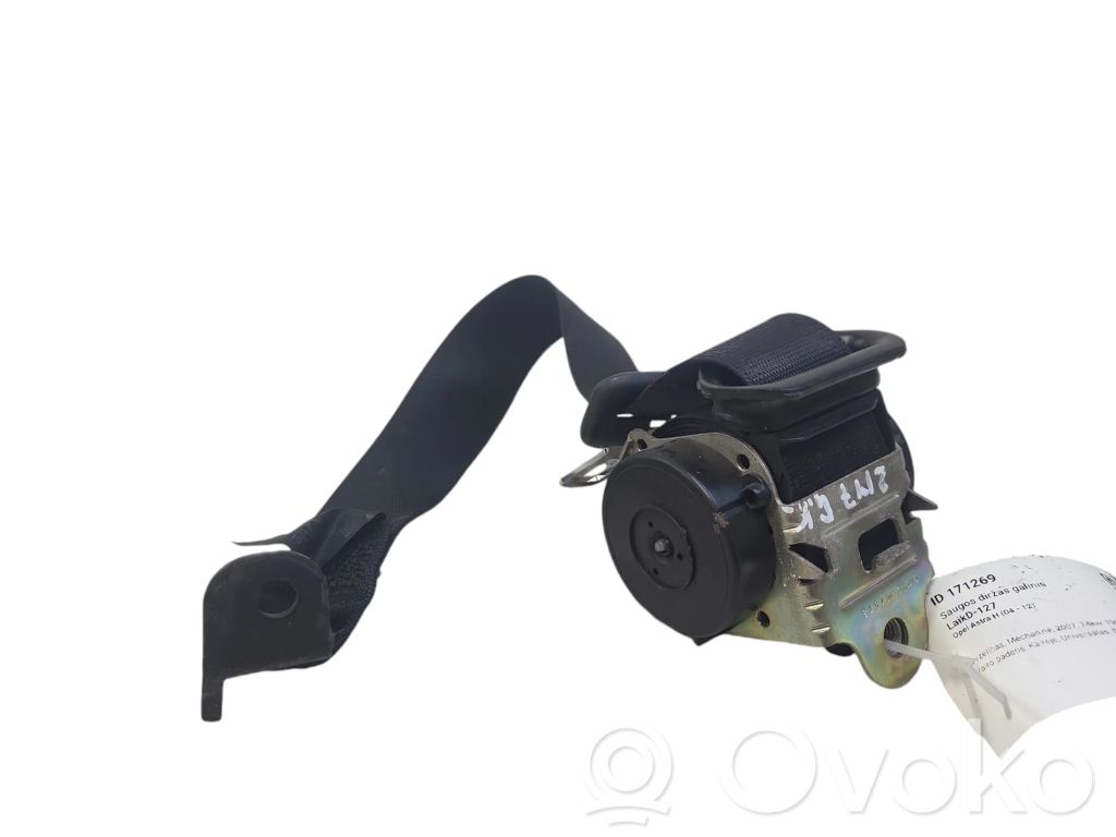 Opel Astra H Sicherheitsgurt hinten 