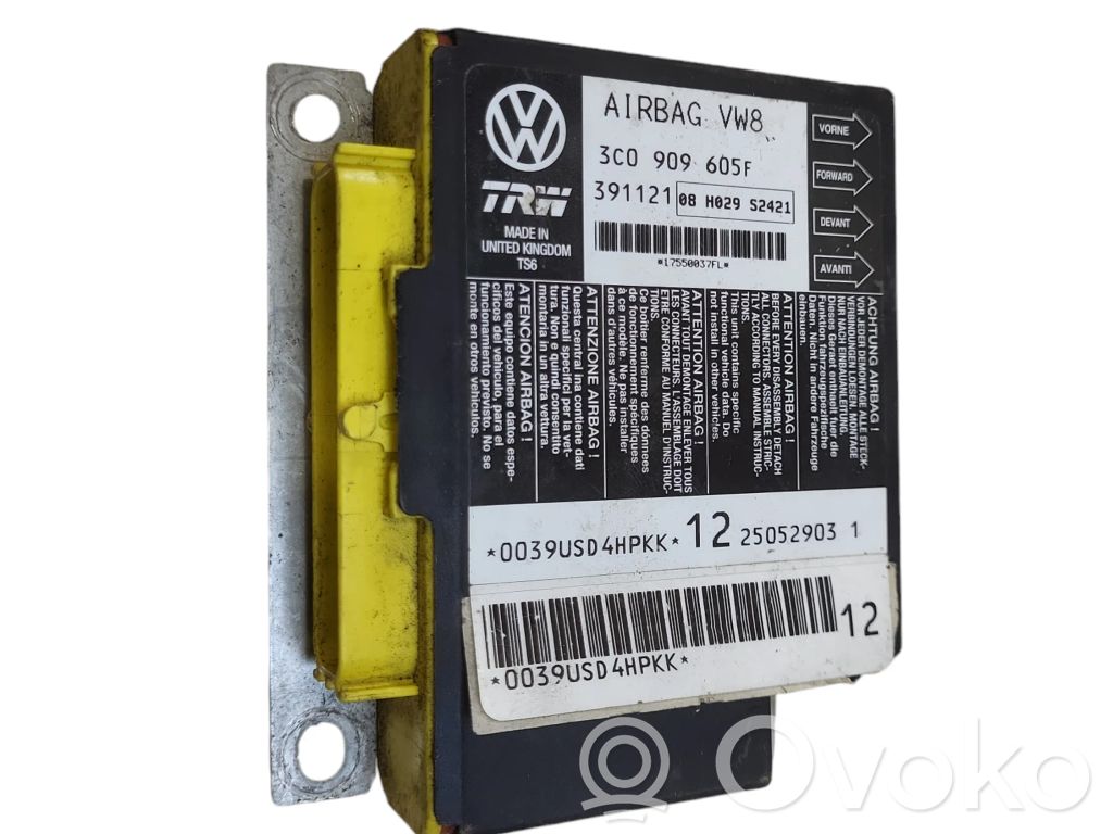 Centralina/modulo airbag   3C0909605F,391121