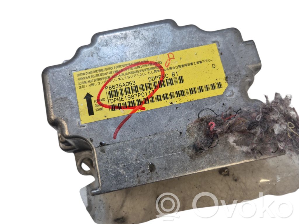 Centralina/modulo airbag   P8635A053