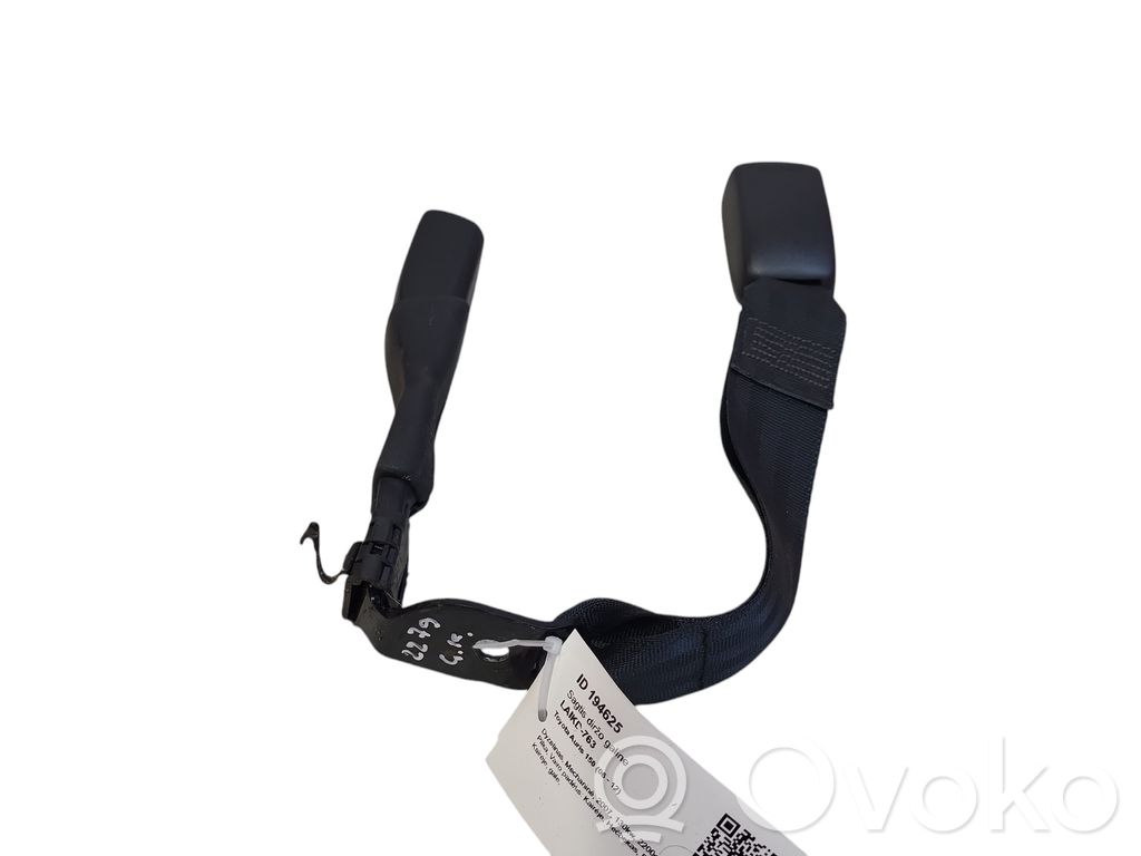 Toyota Auris 150 Fibbia della cintura di sicurezza posteriore