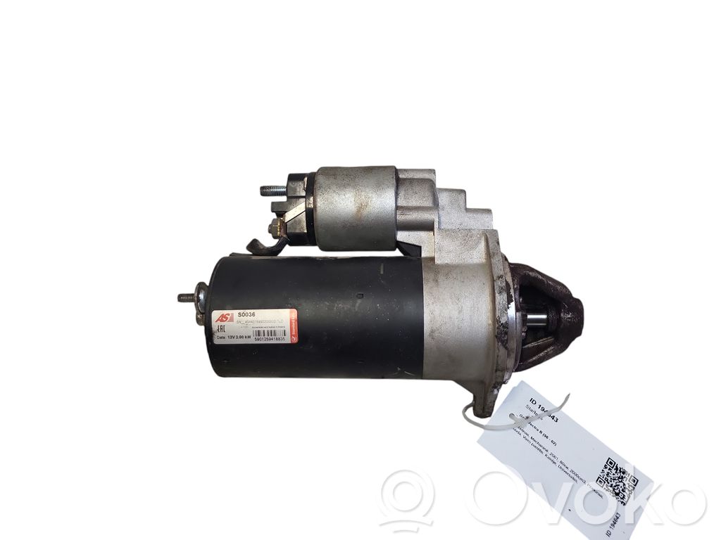 Opel Vectra B Motor de arranque 