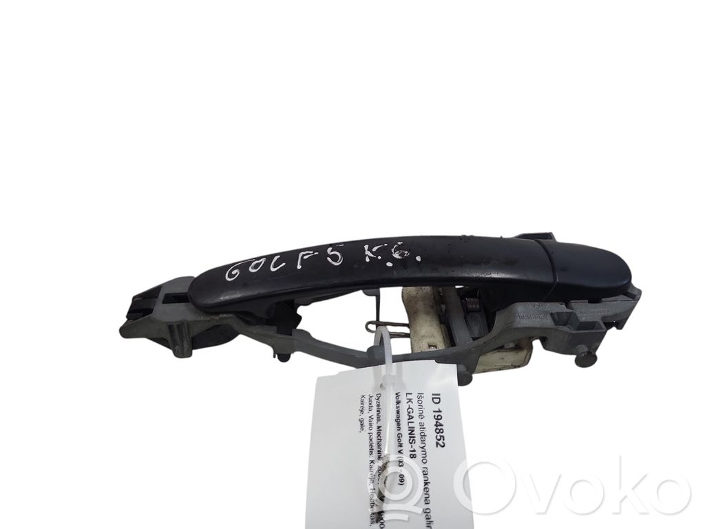 Volkswagen Golf V Manecilla externa puerta trasera