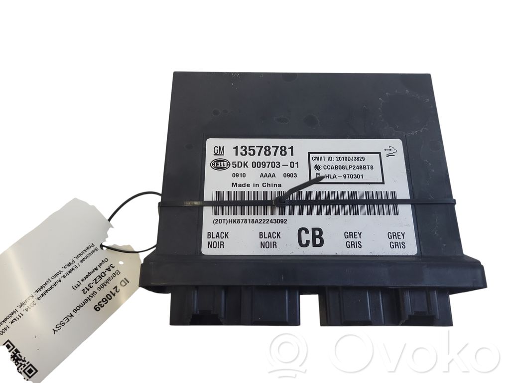 Opel Ampera Keyless (KESSY) go control unit/module 