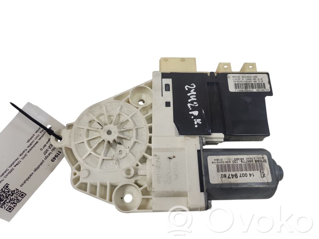 Peugeot 807 Front door window regulator motor 