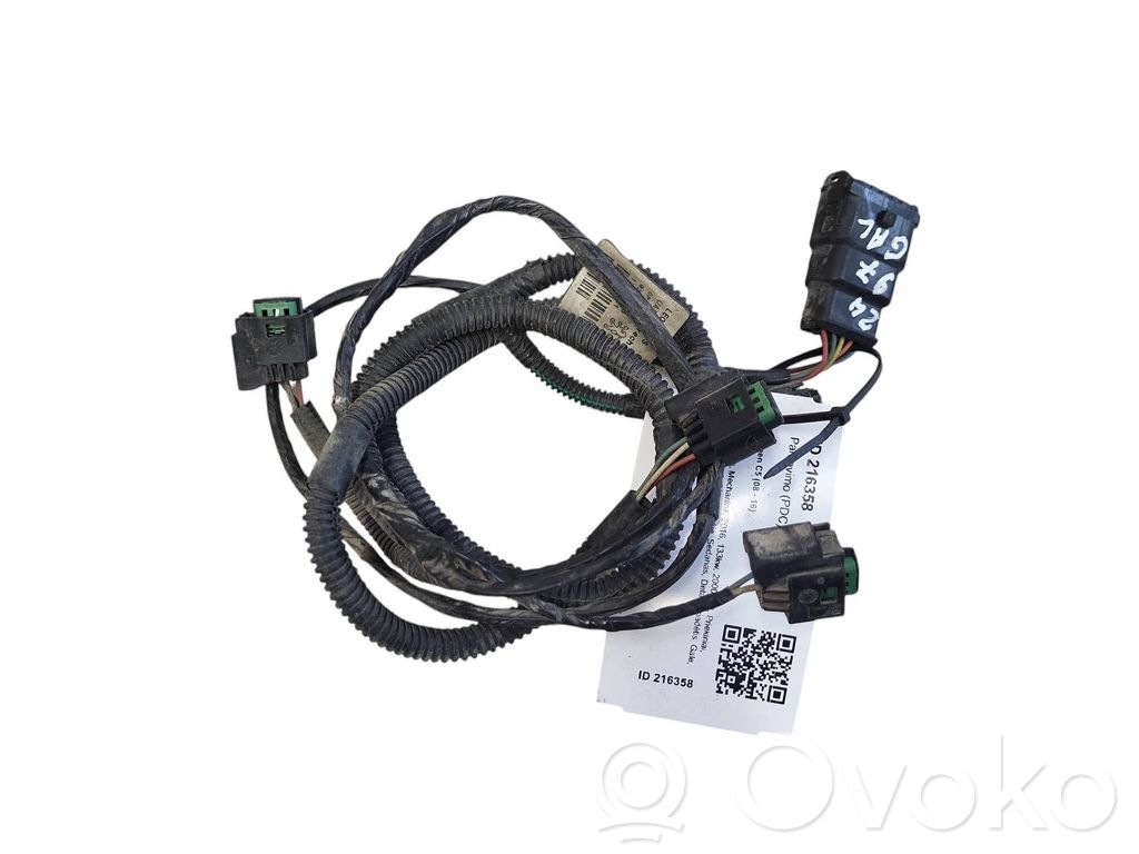 Citroen C5 Cableado del sensor de aparcamiento (PDC)
