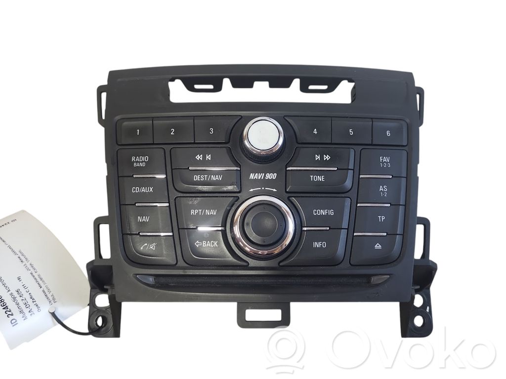 Opel Zafira C Head unit multimedia control 