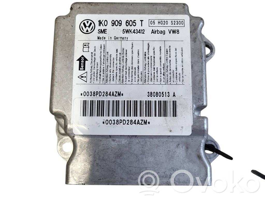 Volkswagen Golf Plus Unitate/modul de comandă airbaguri 
