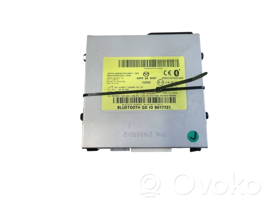 Mazda 6 Bluetooth control unit module 