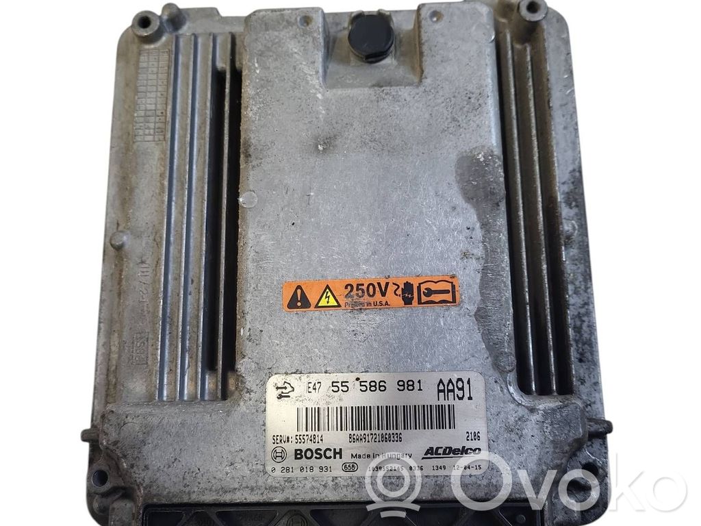 Engine control unit/module   55586981,0281018931