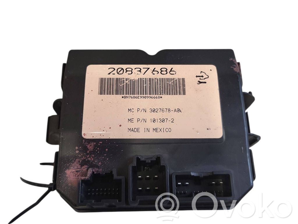 Tailgate/trunk control unit/module   20837686