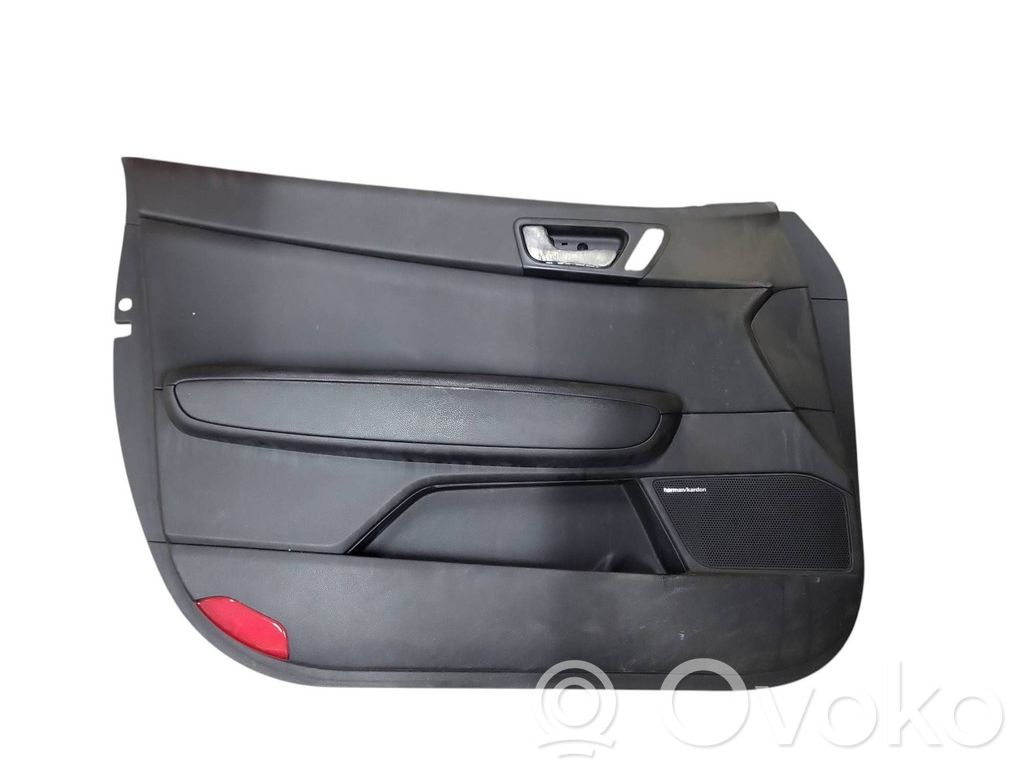 Front door card panel trim