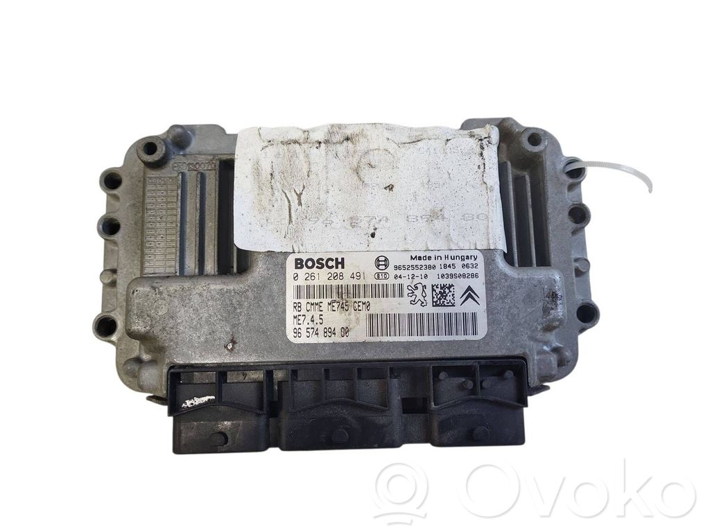 Unidad de control/módulo del motor   0261208491,9657489480