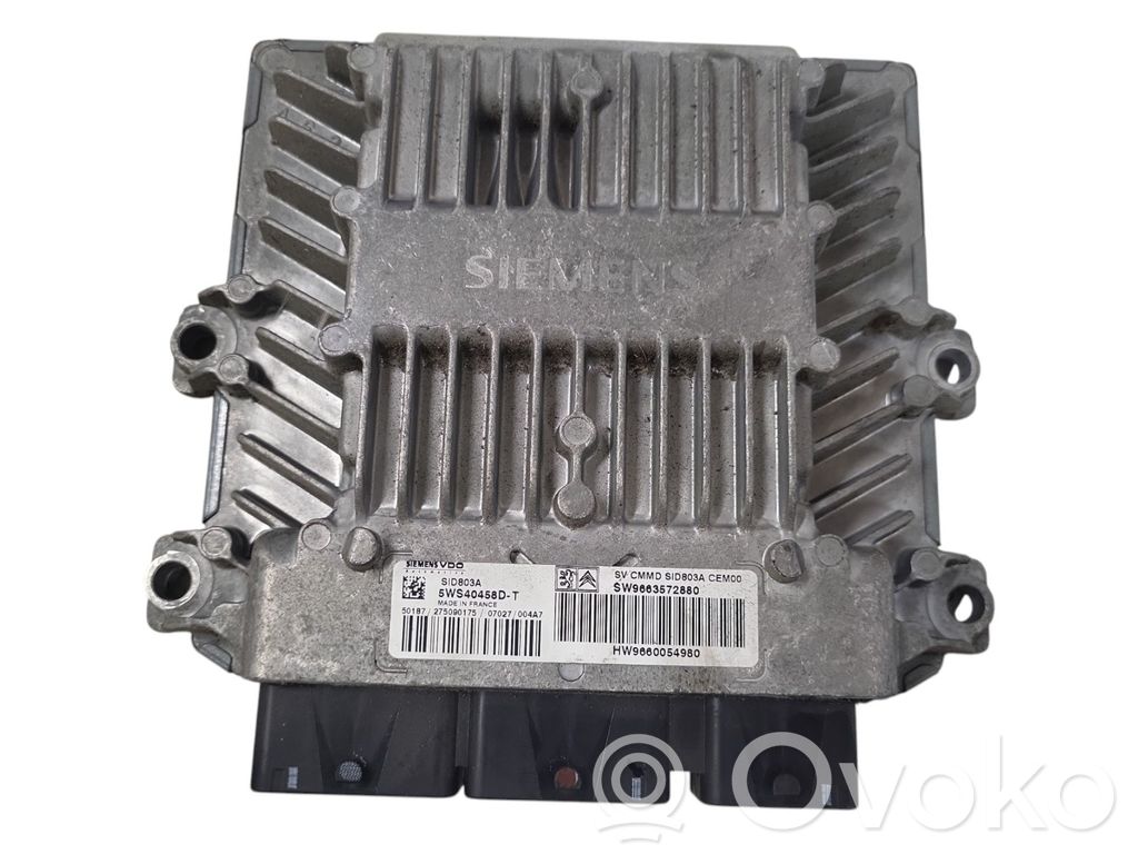 Citroen C4 I Picasso Engine control unit/module 