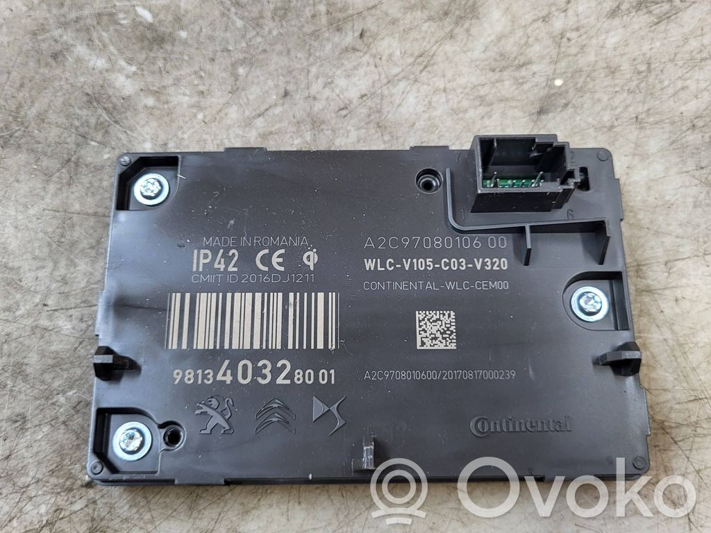 Moduł ładowania bezprzewodowego   9813403280,A2C97080106,WLCV105C03V320