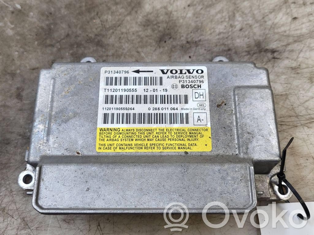 Volvo V60 Centralina/modulo airbag 