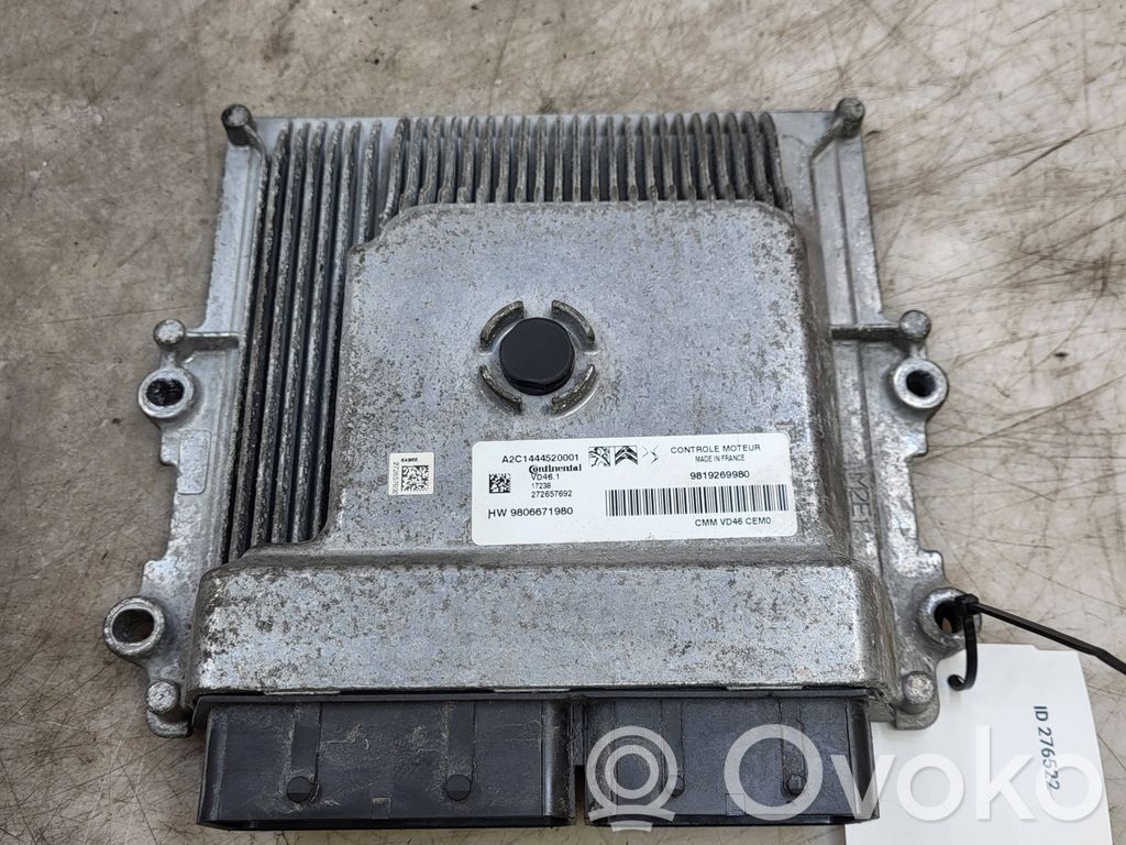 Citroen C3 Aircross Engine control unit/module 