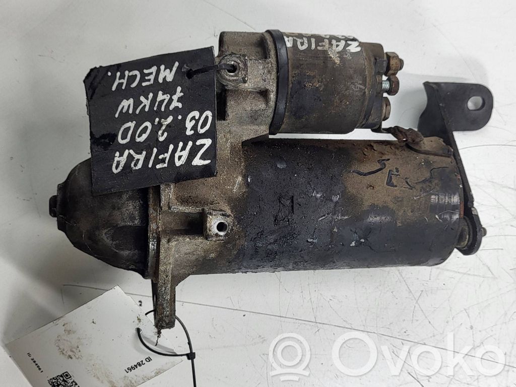 Opel Zafira A Motorino d’avviamento