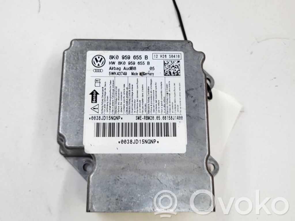 Audi A4 S4 B8 8K Unitate/modul de comandă airbaguri
