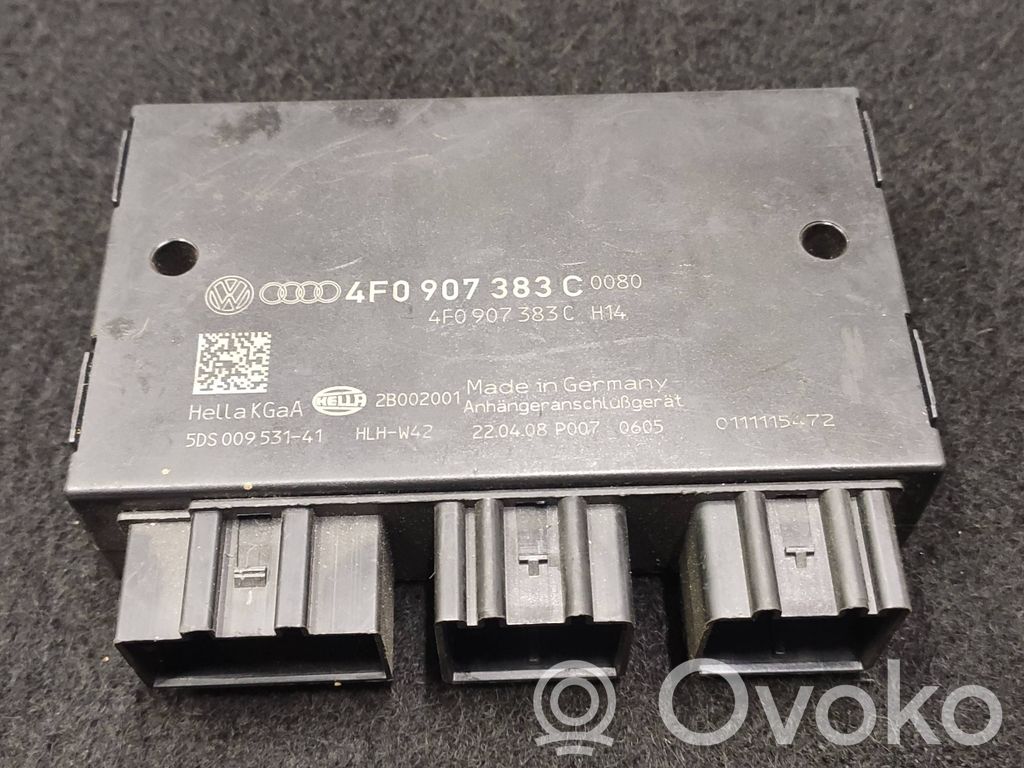 Audi A6 S6 C6 4F Tow bar trailer control unit/module 