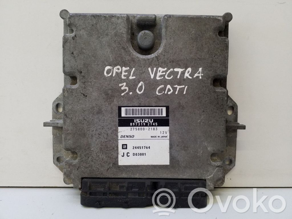 Engine control unit/module   24451764,8973192745,2758002183