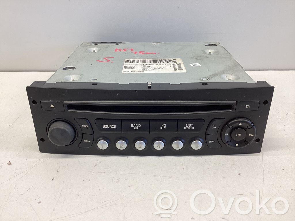 Citroen DS3 Radio/CD/DVD/GPS head unit 