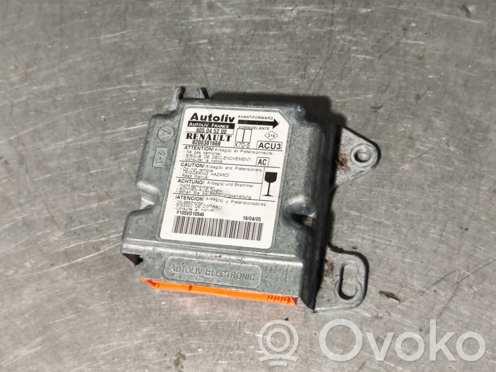 Renault Master II Unidad de control/módulo del Airbag 
