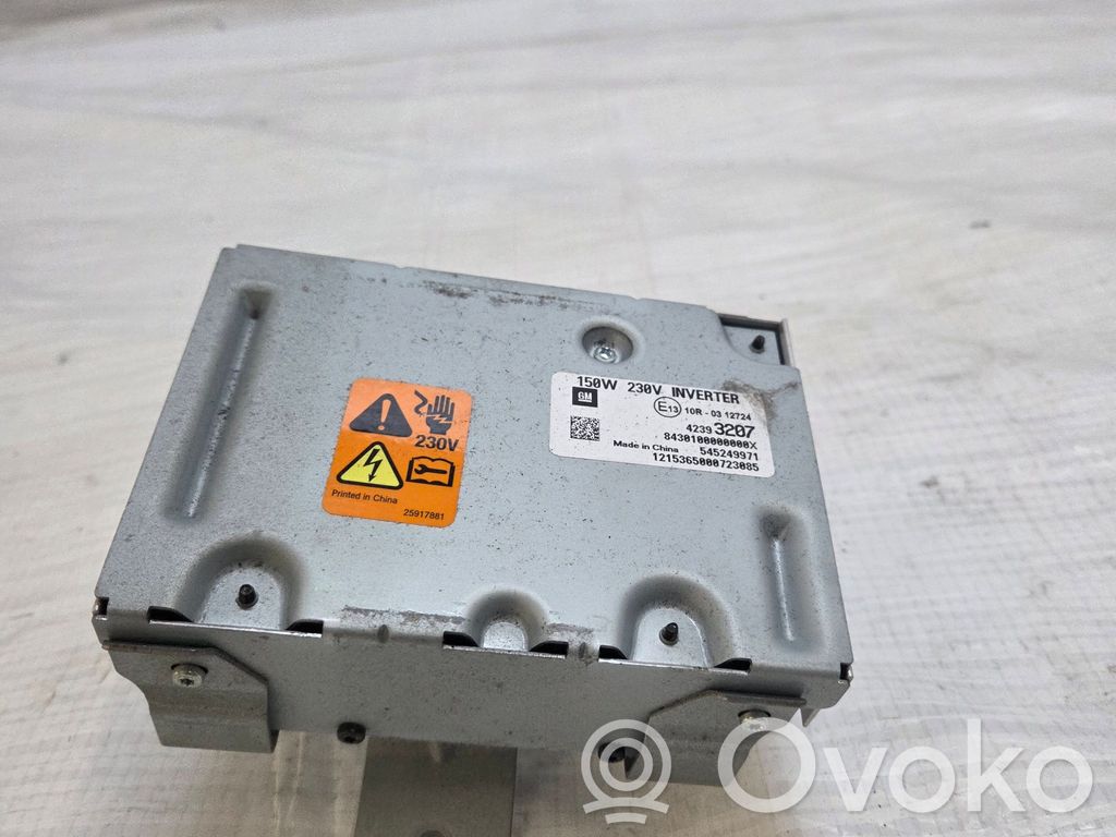 Opel Mokka Voltage converter/converter module 