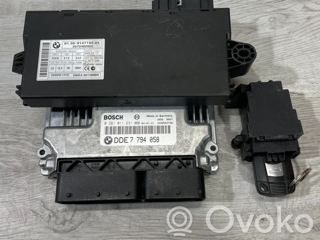 Engine ECU kit and lock set   7794058,1039S03798,0281011231