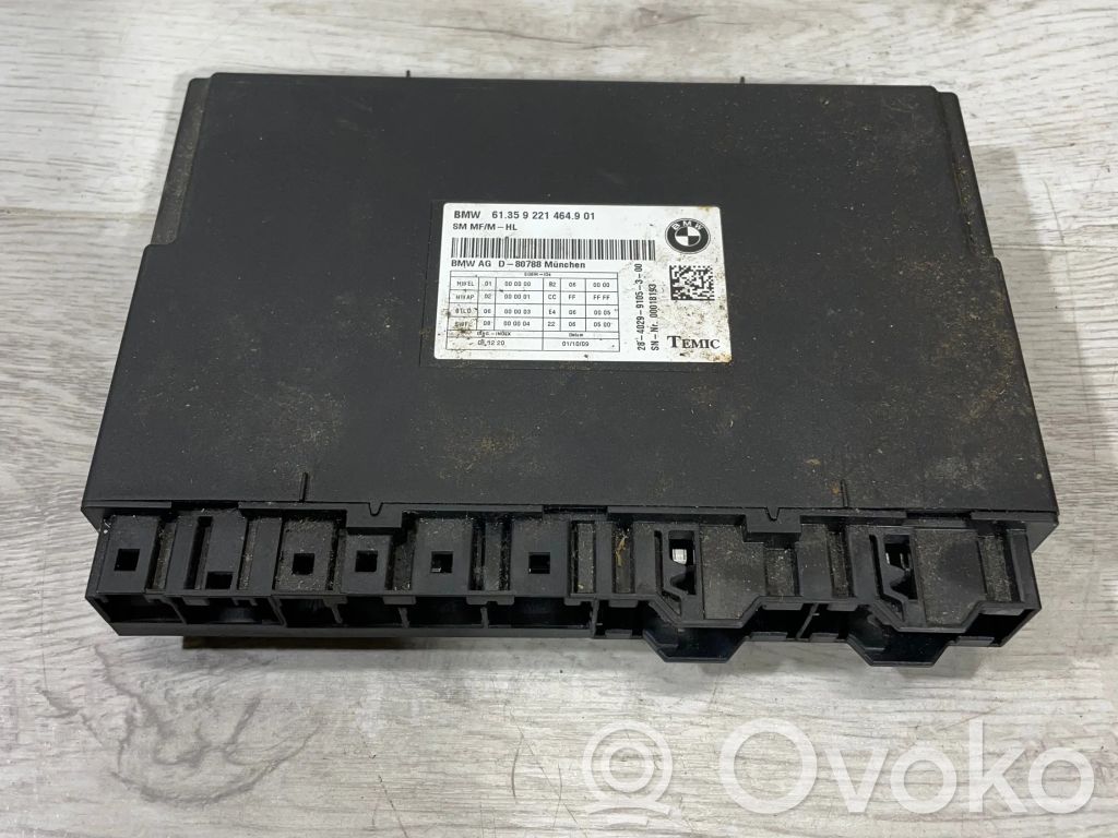 BMW 5 GT F07 Module de commande de siège 