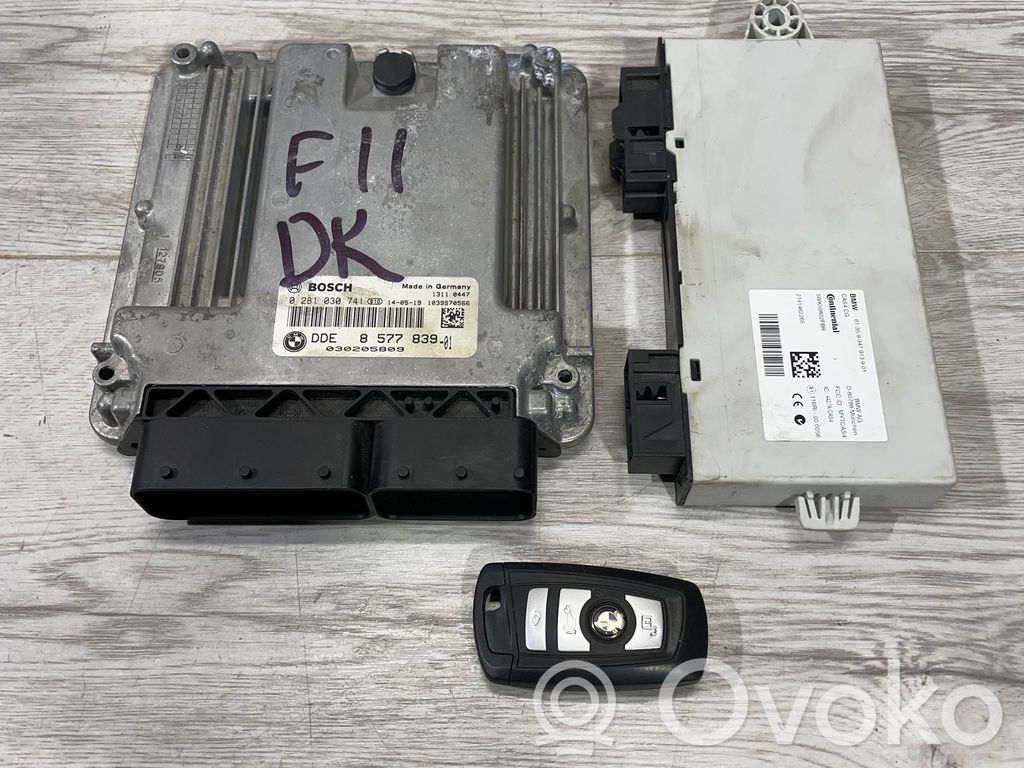 BMW 5 F10 F11 Engine ECU kit and lock set 