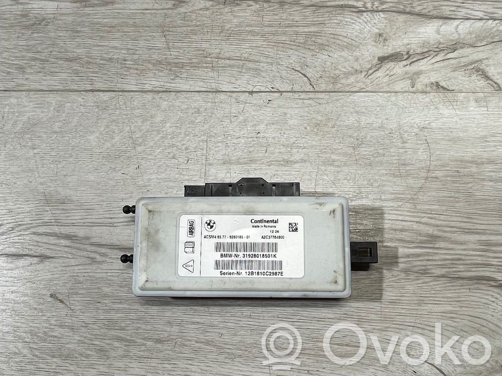 BMW X3 F25 Gaisa spilvenu vadības bloks 