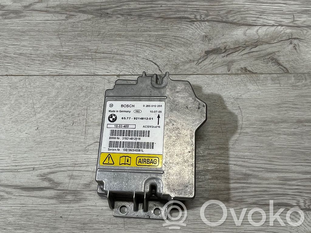 BMW 3 E92 E93 Airbag control unit/module 