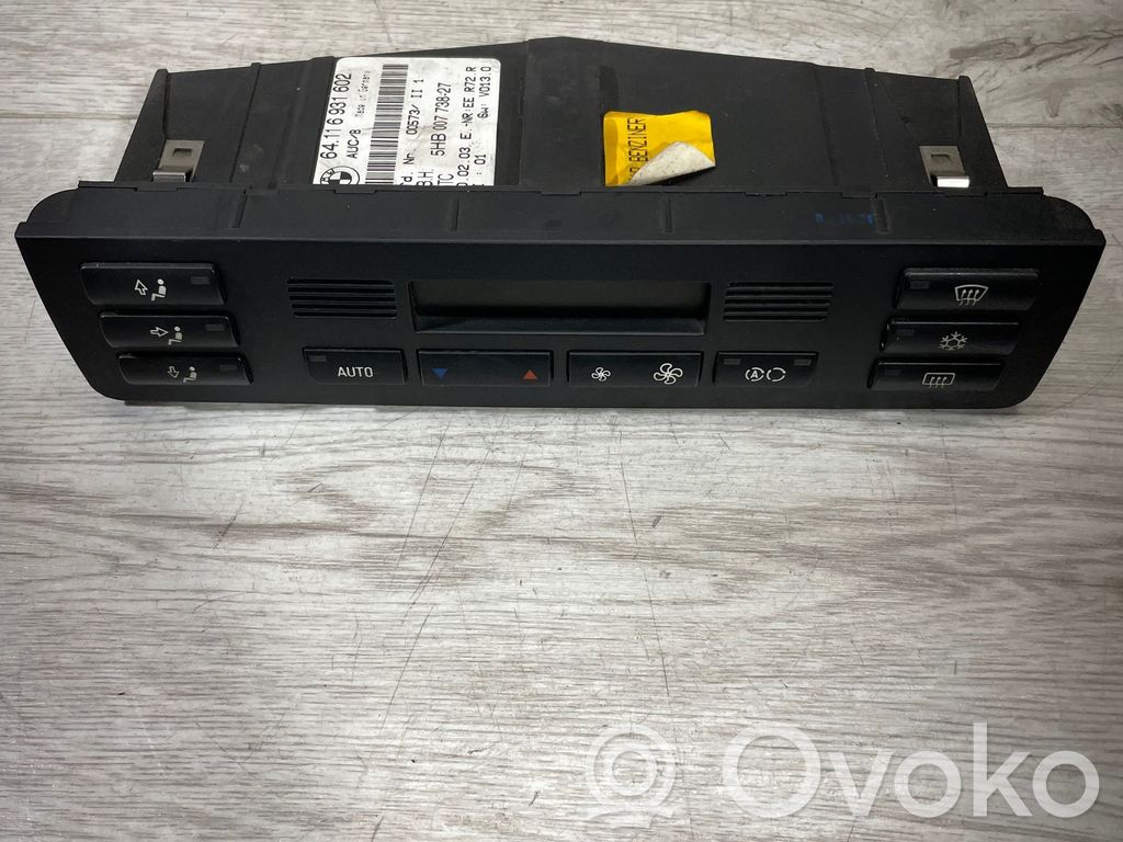 BMW 3 E46 Climate control unit 
