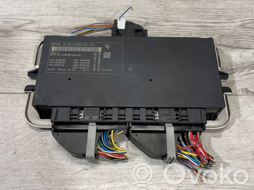 BMW 5 F10 F11 Sterownik / Moduł świateł LCM 