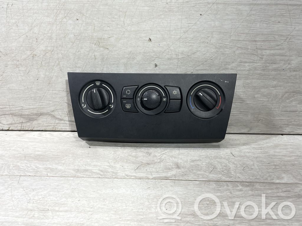 BMW 3 E90 E91 Oro kondicionieriaus/ klimato/ pečiuko valdymo blokas (salone) 