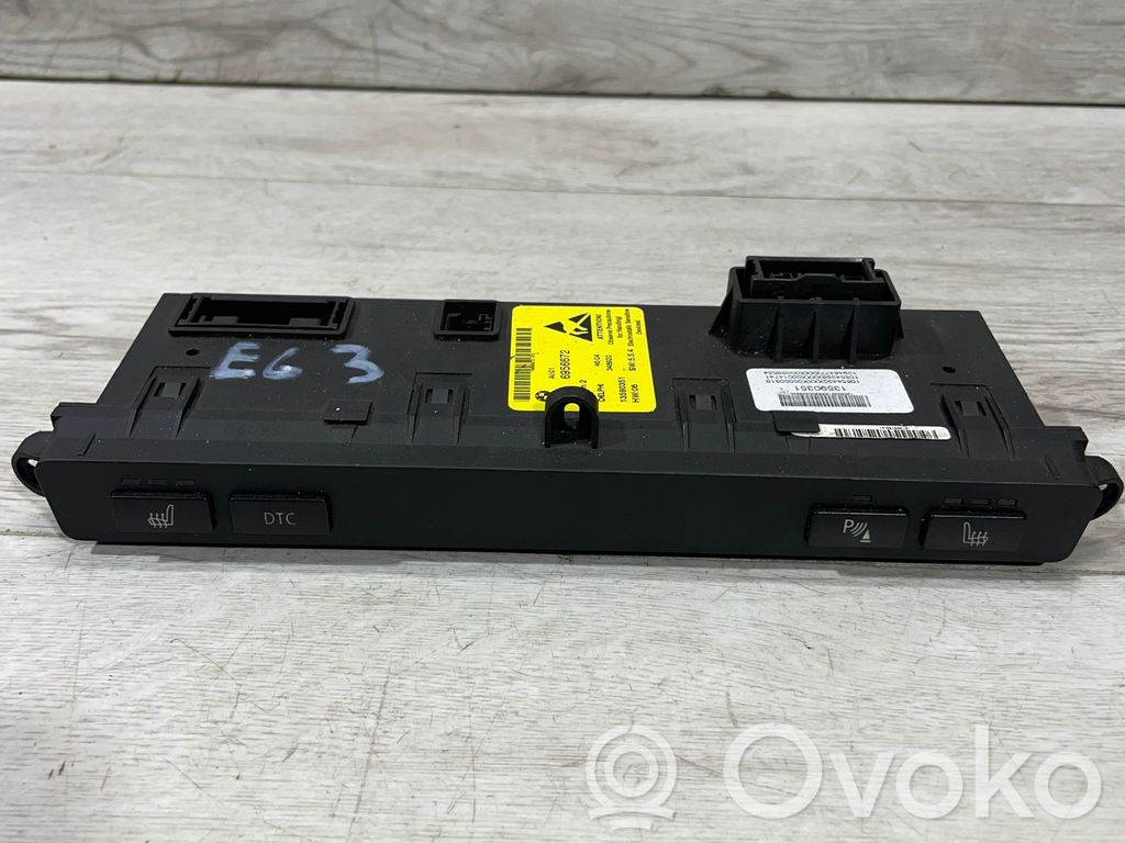 BMW 6 E63 E64 Seat heating switch 