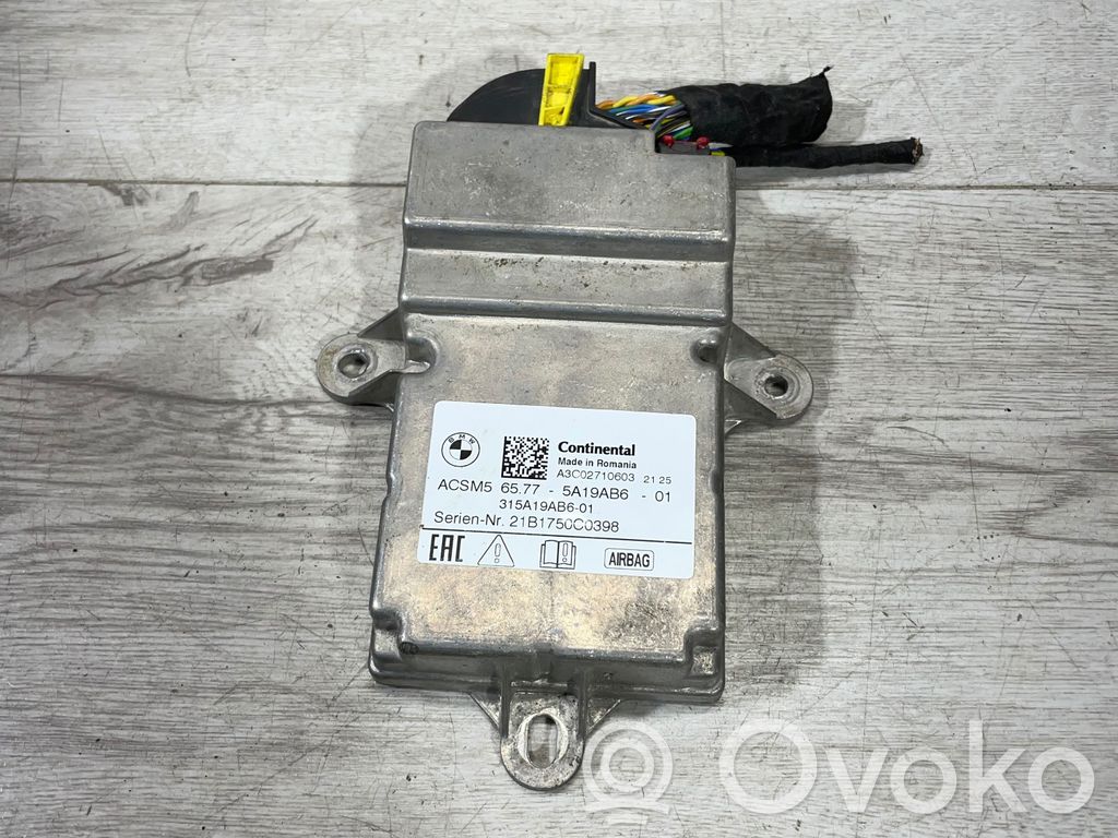 BMW iX3 G08 Sterownik / Moduł Airbag 