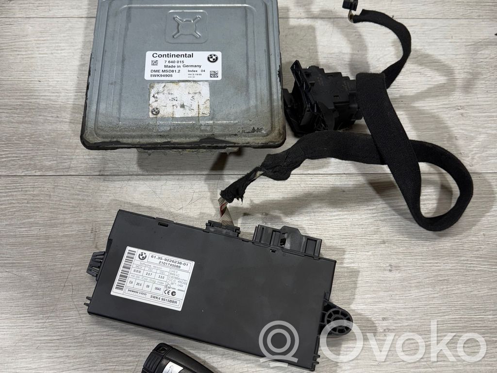 BMW 3 E90 E91 Engine ECU kit and lock set 