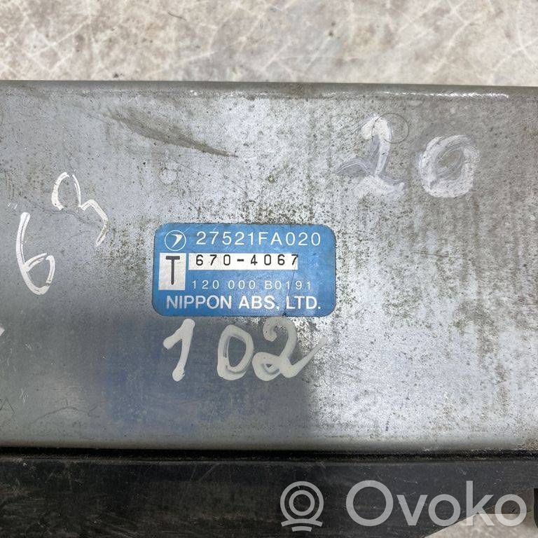 ABS control unit/module   27521FA020,120000B0191