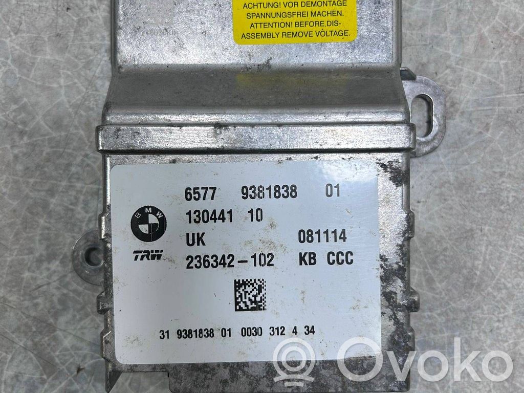 BMW i3 Airbag control unit/module 